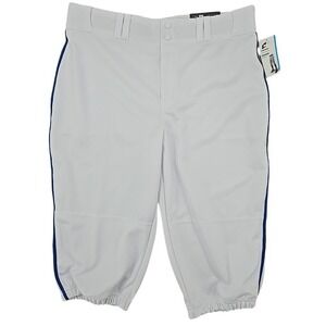 Champro Adult XL Baseball Knickers Loose Fit White Royal Blue Piping NWT
